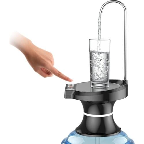 Becornce Electric Water Dispenser Wireless Portable Electric Automatic Water Pump Bucket Bottle Dispenser USB Rechargeable