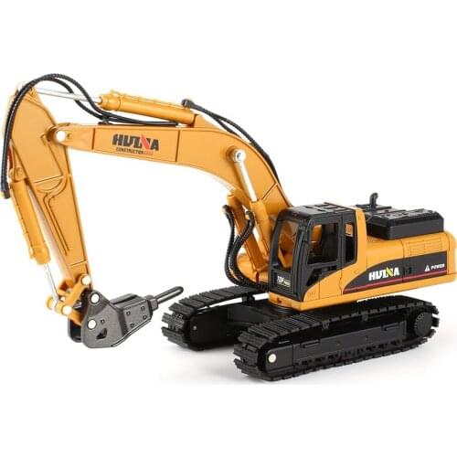 HUINA TOYS NO.1711 1/50 Alloy Broken Drilling Trucks Car Die-Cast Metal Engineering Construction Vehicle Model HOT Toys for Kids