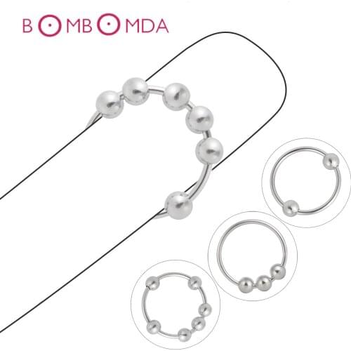 Men Penis Ring Delay Ejaculation Penis Sleeve Cock Ring Male Chastity Device Stainless Steel Penis Rings Adults Sex Toys for Men