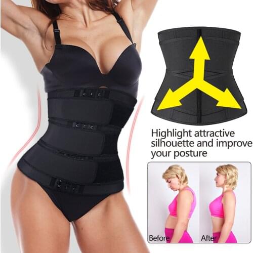Shaperwear Waist Trainer Neoprene Sauna Belt for Women Weight Loss Cincher Body Shaper Tummy Control Strap Slimming Fitness Belt
