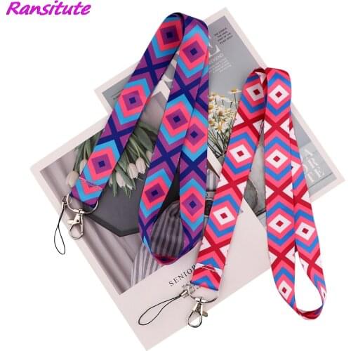 Ransitute R2010 Bohemian Style Creative Lanyard Badge ID Lanyard Phone Rope Key Lanyard Neck Straps Accessories DIY Hang Rope