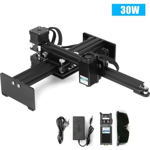 10/20/30w Laser Engraving Machine CNC machine tool Mini Desktop Laser Engraver Printer Carver DIY Laser Logo Mark Printer UKPlug