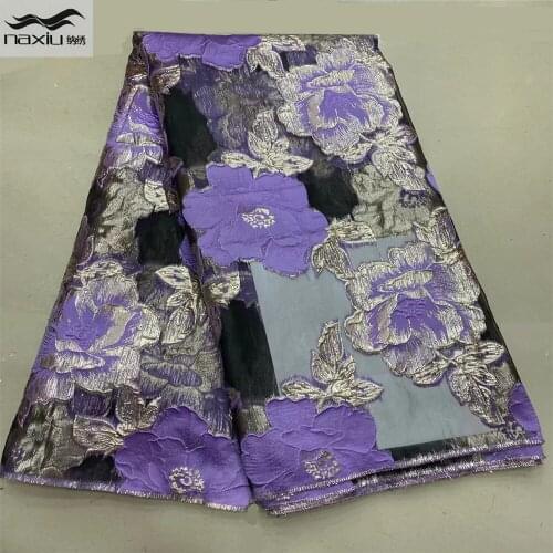 Madison African Brocade Jacquard Lace Fabric Damask Floral Organza Mesh Cloth Nigerian French Lace Fabric Sewing Material