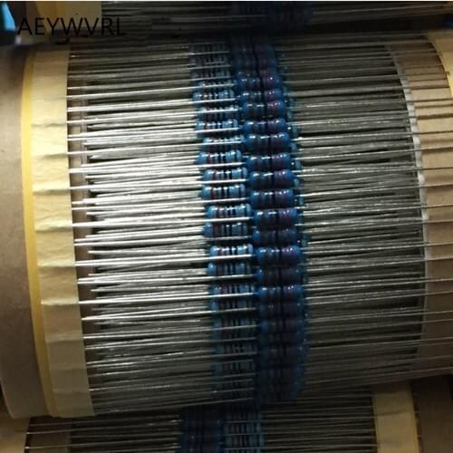 2W 1R~2.2M 1% Metal film resistor 1R 10R 100R 220R 1K 1.5K 2.2K 4.7K 10K 22K 47K 100K 1M 100 220 1K5 2K2 4K7 ohm