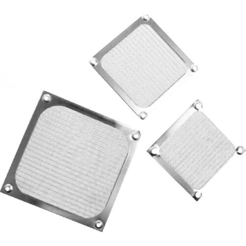 Metal Dustproof Mesh Dust Filter Net Guard 12/9/8cm For Computer Case Cooler Fan P9YA