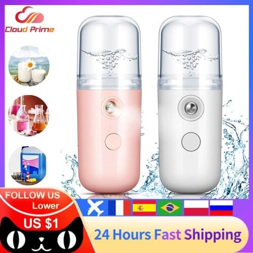 Mini Nano Face Steamer USB Nebulizer Face Moisturizer Humidifier Hydrating Skin Care Women Facial Sprayer Beauty Care Disinfect