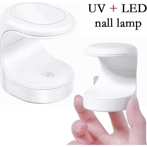16w Mini Nail Dryer Uv Led Lamp Nail Gel Professional Manicure Single Finger Usb Connector Nail Art Gel Polish Manicure Tools