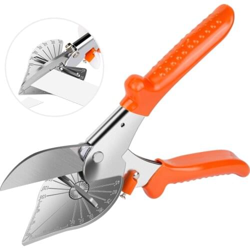 Multi-function Scissors Miter Cutter Scissors Angle 45-135° Multi-angle Cutting Wood Strip and Materials Hand Tools