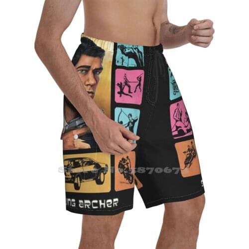Sterling Fashion New MenS Beach Shorts Sterling Pam Carol Krieger Mallory Vice Cult Movie Cartoon Nerd Her Him Birthday