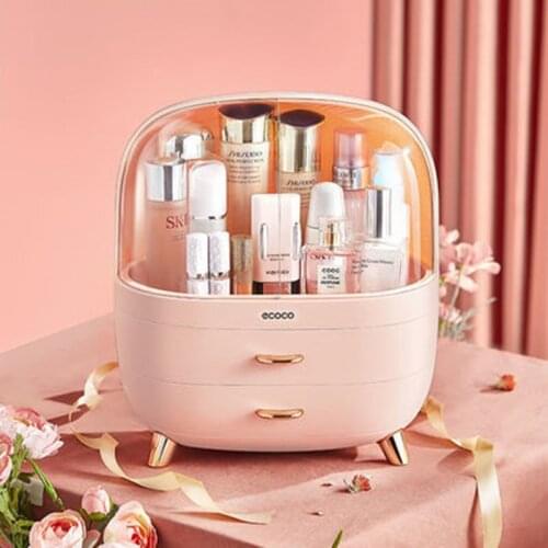 Makeup organizer Waterproof Cosmetic case Makeup Jewelry Box Multifunctional Travel Cosmetic Organizer Drawer Home Storage Boxs