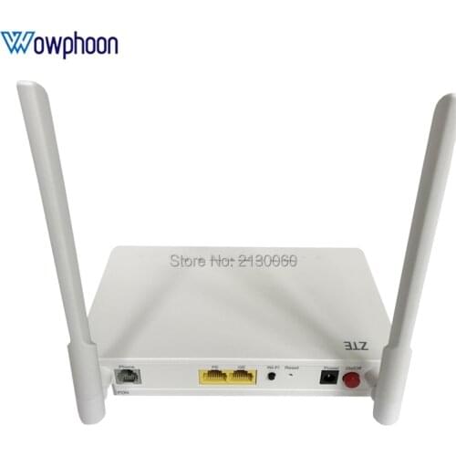 Original ZTE GPON ONU ONT F612W 1GE+ 1FE+ 1TEL+ Wifi Port, SC UPC Interface, English Firmware
