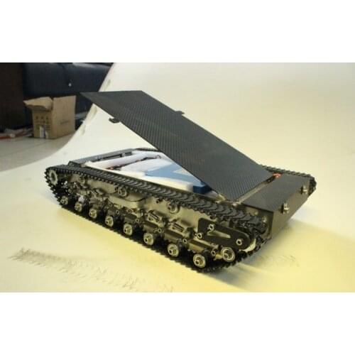 All metal heavyweight tank car chassis/ weight 8.5KG,load carry more than 30kg! / obstacle-surmounting tank chassis/robot parts