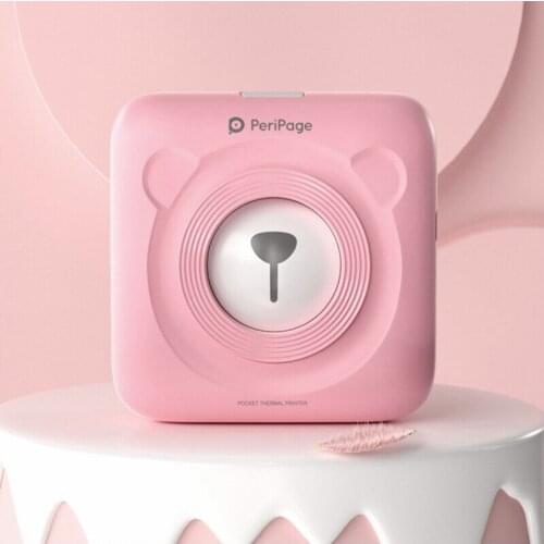 Portable Bluetooth Photo Picture Printer 58mm Mini Wireless Connection Pocket Peripage Printer For Children Kids Christmas Gifts