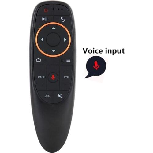 10pcs/lot G10 Voice Control Remote 2.4G Wireless Microphone Gyroscope Air Mouse IR Remote for Android tv box T9 H96 Max X96 mini