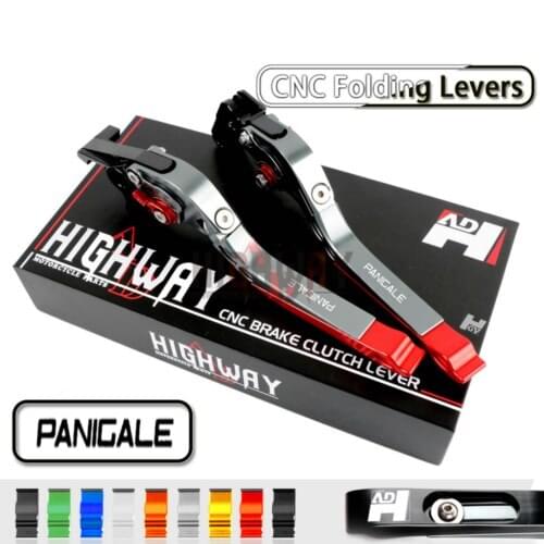 CNC Brake Handle Bar Lever Extendable Folding Adjustable Brake Clutch Levers For DUCATI 1199 Panigale S Tricolor 2012-2015