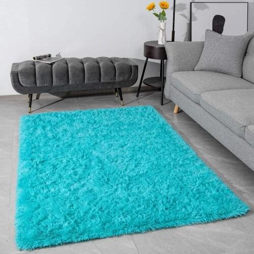 Modern Fluffy Large Area Rugs Soft Shaggy Plush Long Fur Rug Fuzzy Floor Carpet Living Room Carpet Nursery Indoor Decor Carpet