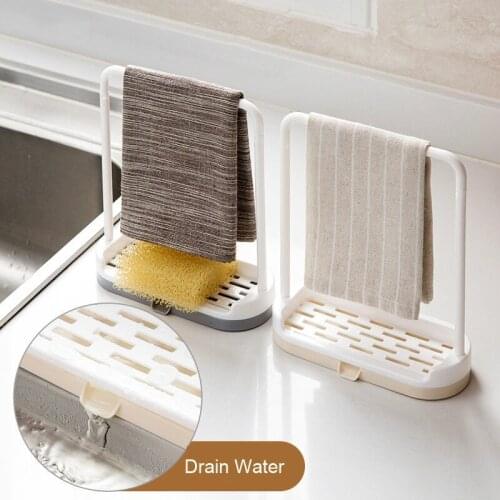 Kitchen towel rack rag rack sink sponge rack kitchen rag rack kitchen bathroom rag drain pipe rack drain rack