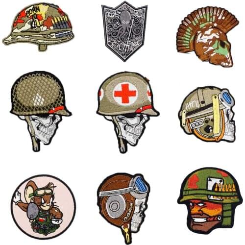 TACTICAL ARMOR SAMURAI Embroidery Patches Morale Tactical Chapter Clothes Backpack Striped With Hook And Loop Badge DIY Patch