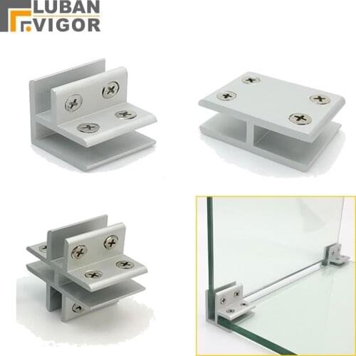 Showcase clips/connector Buckle,for 4mm to 8mm glass/Acrylic,without drilling, assemble glass cabinet yourself,DIY hardware