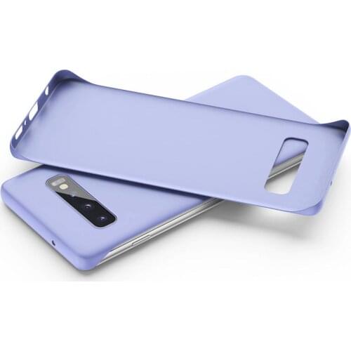 Hard PC Solid Matte Cover Frameless Case For Samsung Galaxy S10 S20 Ultra Note 10 S9 Plus