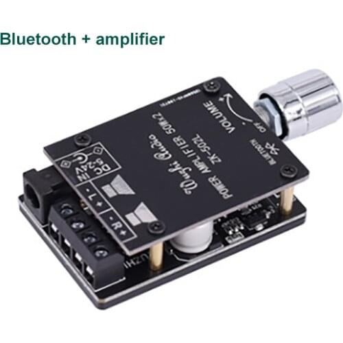 ZK-502L Audio Speakers Bluetooth-compatible High Power Digital Amplifier Stereo Board 50W*2 AMP Amplificador Audio Home Theater