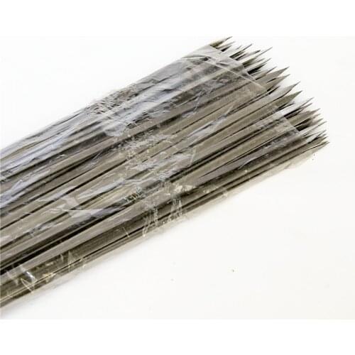 30PCS BBQ 34cm needle Meat string sign charcoal bbq grills barbecue stainless steel skewers Barbecue tools