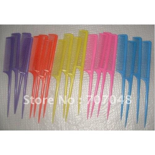 500 pic/lot Free Shipping Professional Salon Cutting Comb. Hard Plastic Combs. Sharp Point End