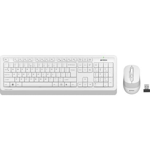 A4Tech FG1010 USB White Keyboard + Mouse Wireless Set