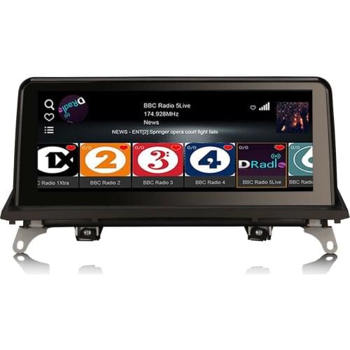 10.25" Android 10.0 OS Car Multimedia System Player GPS for BMW X5 E70 / X6 E71 2011-2013 with OEM 6.5" / 8" Screen CIC System