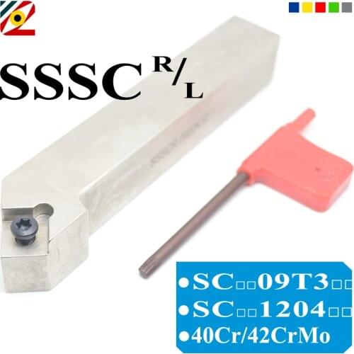 SSSCR1212H09 SSSCR1616H09 SSSCR2020K12 SSSCR2525M12 SSSCR SSSCL CNC External Lathe Cutter Turning Tool Holder SCMT120404 Inserts