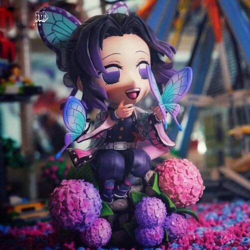 Presale Demon Slayers Blade ShowHand Worm Pillar Butterfly Ninja GK Limited Statue Figure Size:18*12*12CM