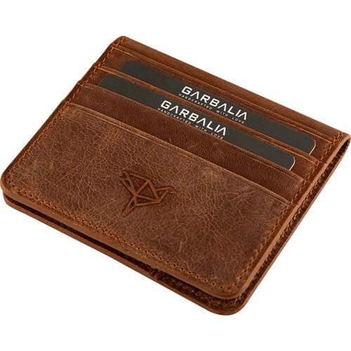 Garbalia Regina Vintage Leather Men Card Wallet Wallet