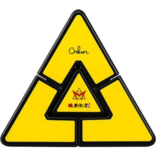 Moyu Pyramid DUO Cube Black Sticker Professional Speed Kid Educational Toy Gift Adult Cubes