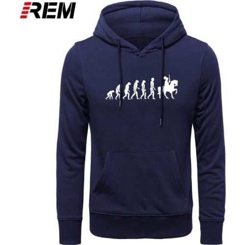Evolution Knight Sword Horse Royalty Printed Cotton Great Discount Cotton Men Hoodies, Sweatshirts