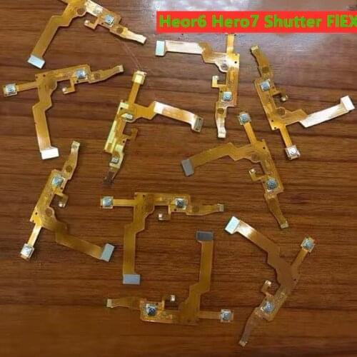 1PCS Hero 6 Microphone Flat Cable Boot Hero 7 Shutter Flex HERO7 Cable For Gopro FPC Camera Re Action Video Camera Repair Part