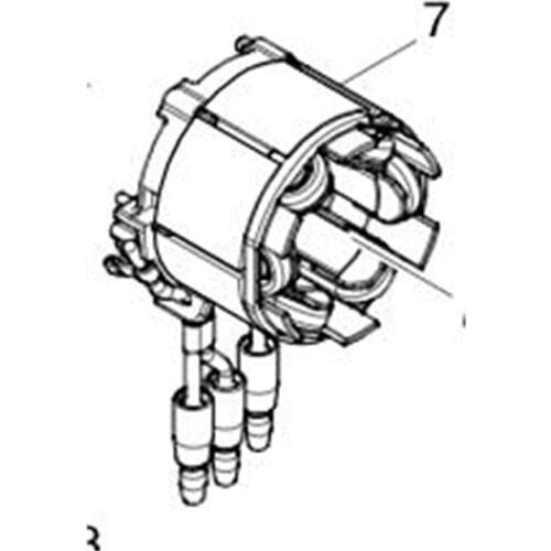 Field 629232-6 Stator 220-240V For Makita TD111