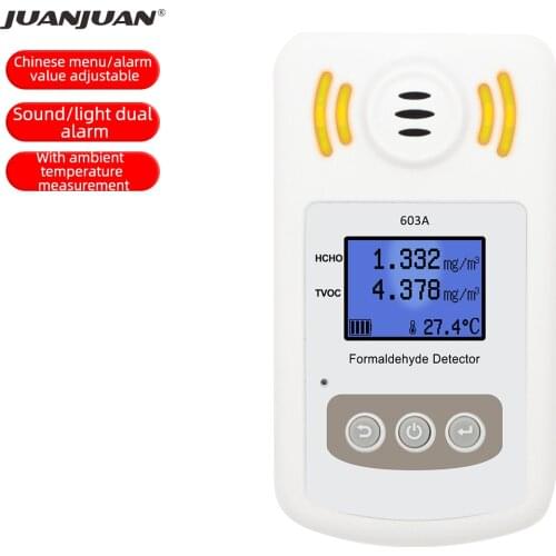New formaldehyde TVOC (benzene) content measuring instrument semiconductor gas sensor analyzer 9.999TVOC alarm sound tool 30%OFF