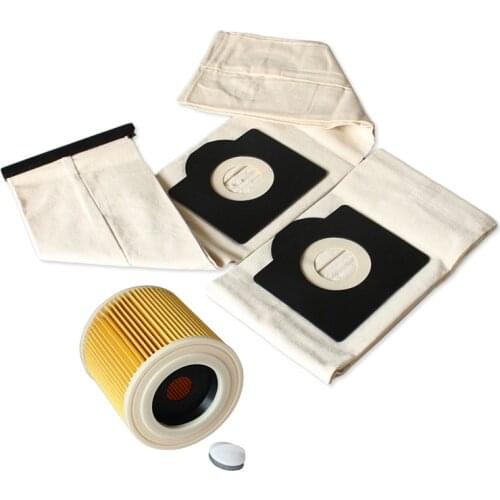 Filter Dust Bags For KARCHER WD3 P WD3.300 M WD3.200 WD3.500 SE 4001 Vacuum Part