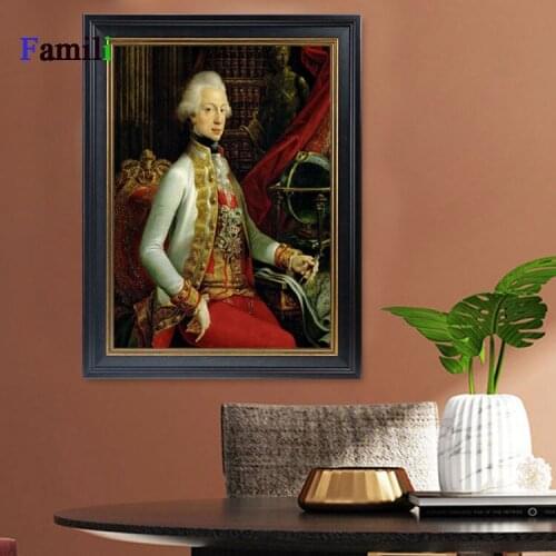 Retro European Style Canvas Print Painting Poster Art Wall Pictures for Living Room Cuadros Vintage Character Body Home Decor-01