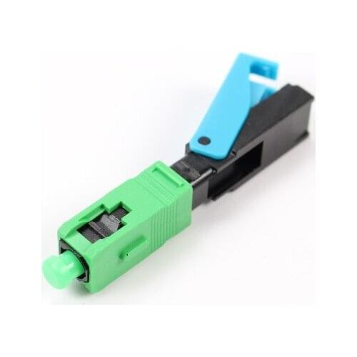 SC APC Fiber Optic Fast Connector fibra FTTH single mode SC APC adapter Field Assembly