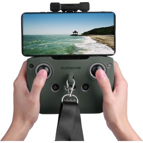 Drone Remote Silicone Protective Cover with Strap Mavic Air 2 / Mini 2 Remote Protective Sleeve for DJI Mavic Air 2 Accessories
