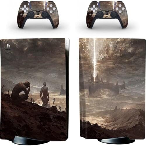 Fight Style PS5 Disc Edition Skin Sticker for Playstation 5 Console & 2 Controllers Decal Vinyl Protective Skins Style 1