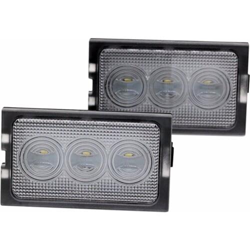 HAUSNN LED License Plate Light For Land Rover Discovery 3 4 Freelander 2 For Rang Rover Sport Auto Number Lamps Kit
