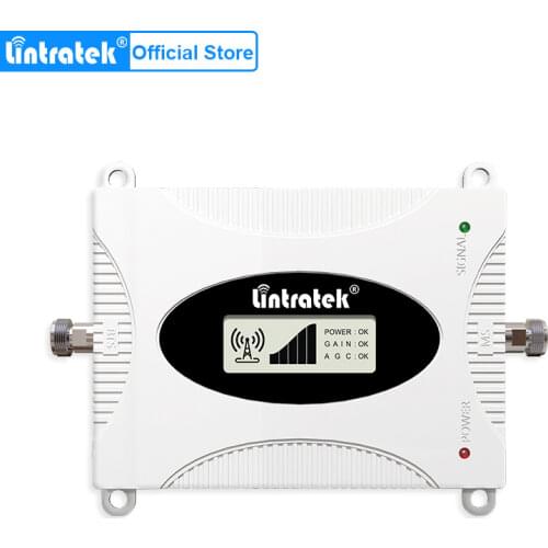 Lintratek NEW 2021 Upgraded AGC 4G Signal Booster LTE Band 28 700 Cellphone Amplifier LTE 4G 700 MHz B28 Internet Repeater 68dB