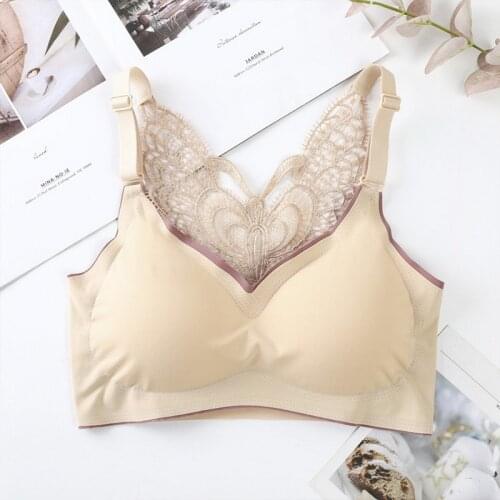 Womens Sport Bra No Steel Ring Underwear Push Up Bra Intimates Breathable Bralette Sports Bra for Women Yoga Soft Tube Top