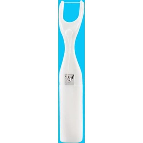 1pc 1056 White Dental Oral Care Interdental Brush Floss Holder 50 Meter CA