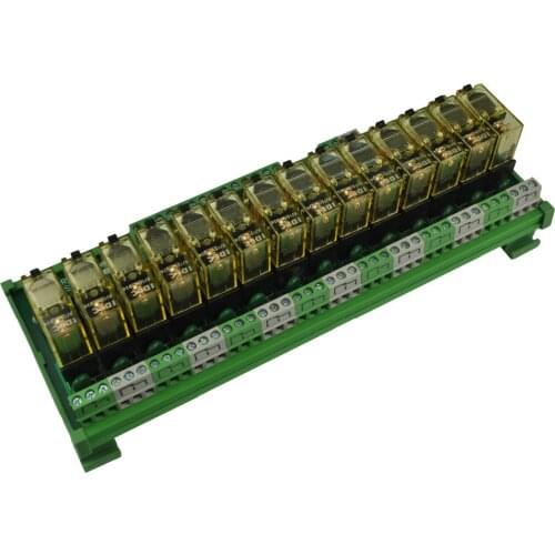 14 channel 1 SPDT DIN Rail Mount IDEC RJ1S Interface Relay Module
