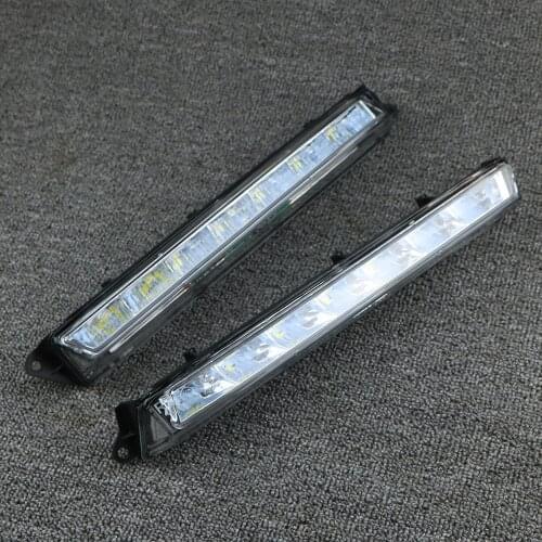 1649060351 1649060451 Right+Left LED DRL Daytime Running Light Fog Lamp For Mercedes-Benz X164 X166 GL320 GL350 ML63 AMG