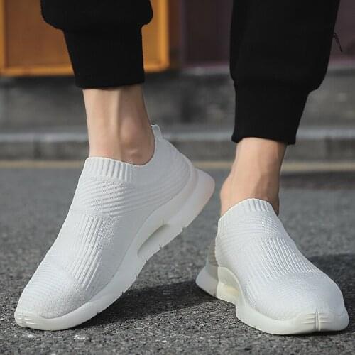 2020 Autumn new mens shoes trend breathable shoes Korean casual shoes mesh wild sports shoes Mens Fashion Lace-up