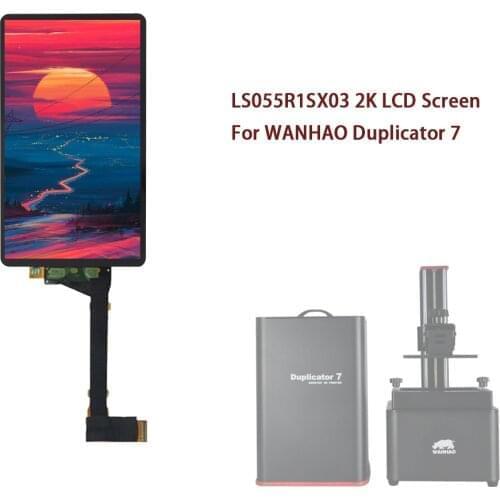 Original 5.5 inch 2k IPS LCD LS055R1SX03 1440*2560 LCD screen display for WANHAO Duplicator 7 D7 3d Printer Projector VR LCD